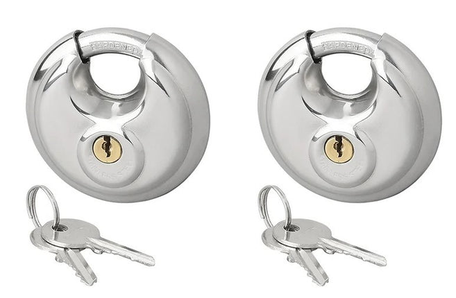 Cantonal Disqueurs à fermeture identique en acier trempé (2 pièces)