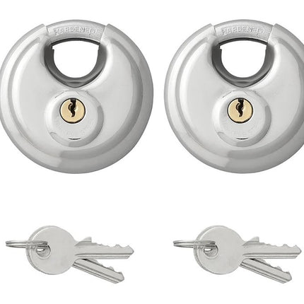 Cantonal Disqueurs à fermeture identique en acier trempé (2 pièces)