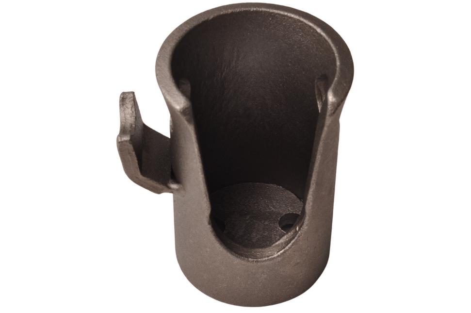 Cantonal Douille de benne avec lèvre - à droite avec lèvre ouverte à droite vers le bas