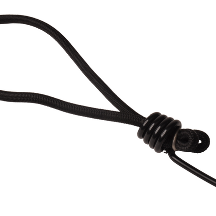 Cantonal Elastique de serrage avec crochet (noir) 230 mm