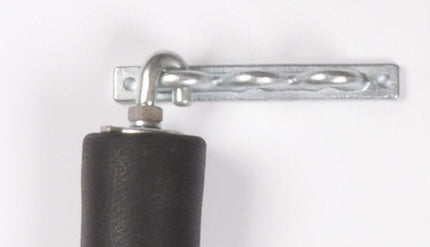 Cantonal Embout barre thoracique remorque pour chevaux 53x43 mm - crochet rond