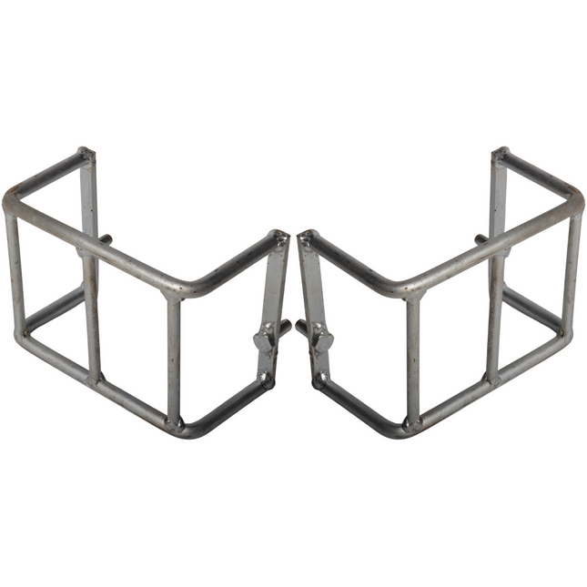 Cantonal Ensemble de 2 grilles de protection pour feu arrière - acier - 140x110x70 mm