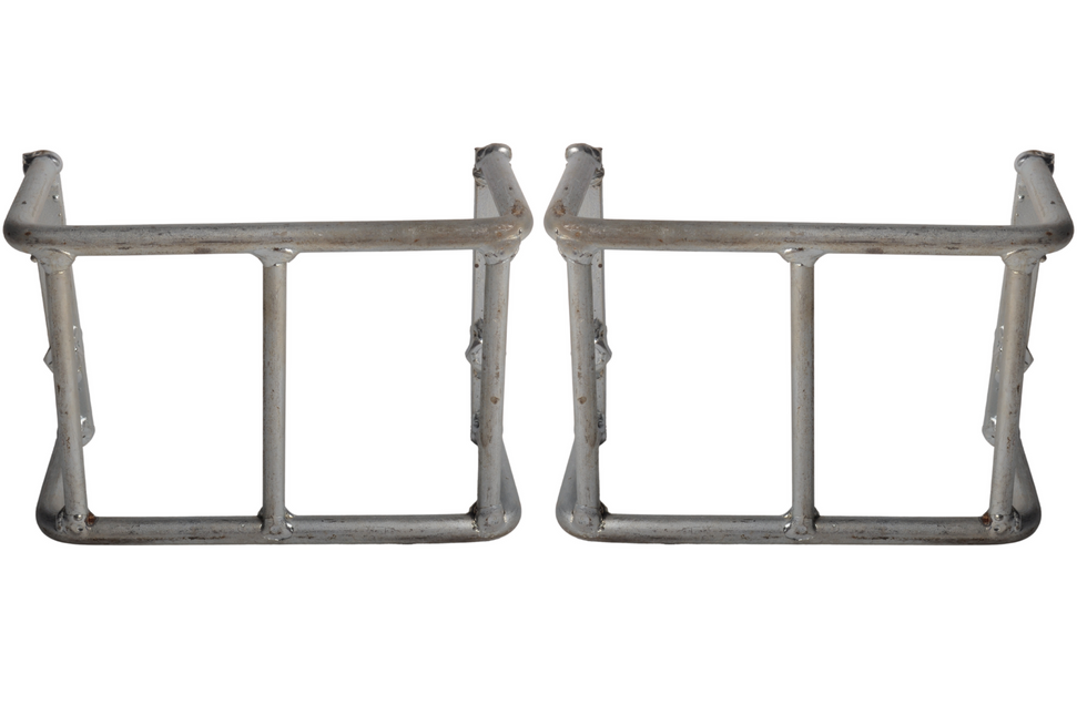Cantonal Ensemble de 2 grilles de protection pour feu arrière - acier - 140x110x70 mm