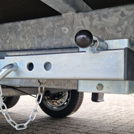 Cantonal Ensemble de 2 pieds de support - réglables et basculantes - adaptés pour remorque Eduard