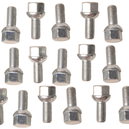 Cantonal Ensemble de 20 pièces - boulons de roue - collerette sphérique - M12x1,5