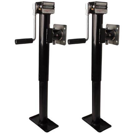 Cantonal Ensemble de deux pieds de support inclinables et déployables - 43-73 cm - 1000 kg - avec bride