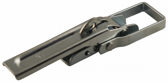 Cantonal Fermeture à levier pour ridelles de remorque sur plaque - 100 x 27 mm