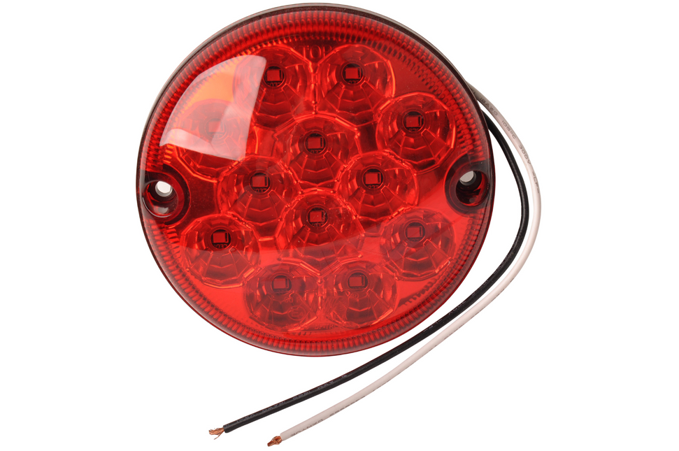 Cantonal Feu antibrouillard ronds - 95x25 mm - LED - avec connexion de fil unique