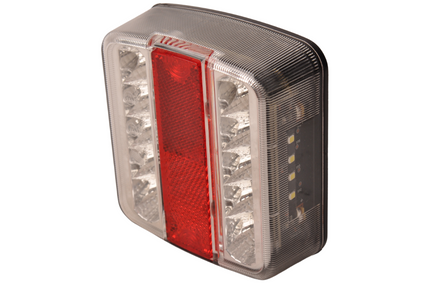 Cantonal Feu arrière 4 fonctions 105x98x35 mm - LED - connexion à fiche