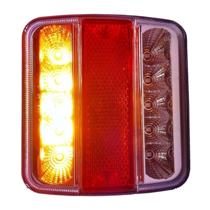 Cantonal Feu arrière 4 fonctions 105x98x35 mm - LED - connexion à fiche