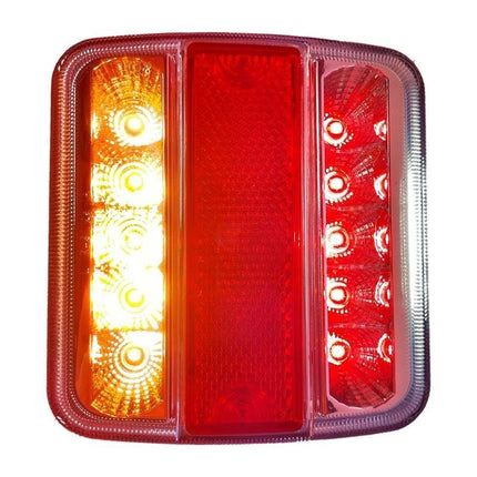 Cantonal Feu arrière 4 fonctions 105x98x35 mm - LED - connexion à fiche