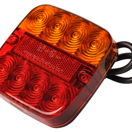 Cantonal Feu arriére 5 fonctions 107x107x23 mm - LED