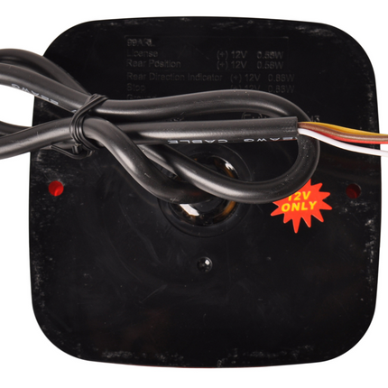 Cantonal Feu arriére 5 fonctions 107x107x23 mm - LED