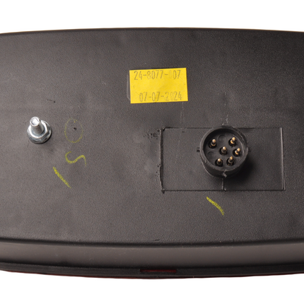 Cantonal Feu arrière de remorque - Aspöck Multipoint 3 - gauche - 244x138x60 mm - connecteur 8 broches baïonnette