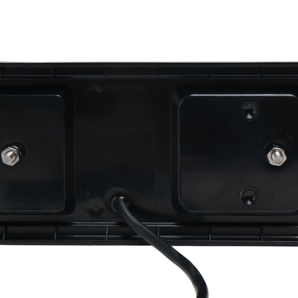 Cantonal Feu arrière de remorque - Cantonal LED - droite - 228x106x55 mm - raccordement par fils libres - toutes fonctions