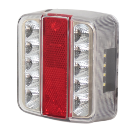 Cantonal Feu arrière de remorque - Cantonal LED - gauche - 100x100x35 mm - petit format