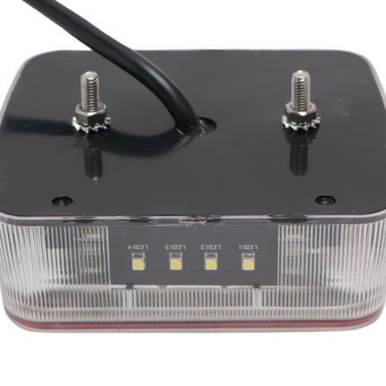 Cantonal Feu arrière de remorque - Cantonal LED - gauche - 100x100x35 mm - petit format