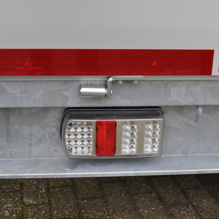 Cantonal Feu arrière de remorque - Cantonal LED - gauche - 228x100x53 mm - connecteur 5 broches baïonnette