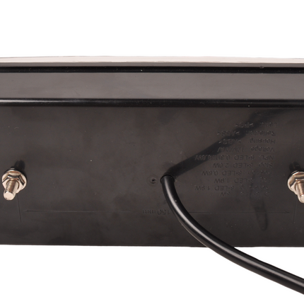 Cantonal Feu arrière de remorque - Cantonal LED - gauche - 228x100x53 mm - connecteur 5 broches baïonnette
