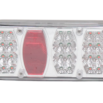 Cantonal Feu arrière de remorque - Cantonal LED - gauche - 228x100x53 mm - connecteur 5 broches baïonnette
