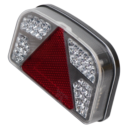 Cantonal Feu arrière de remorque - Cantonal LED - gauche - 244x149x48 mm - 56 LEDs