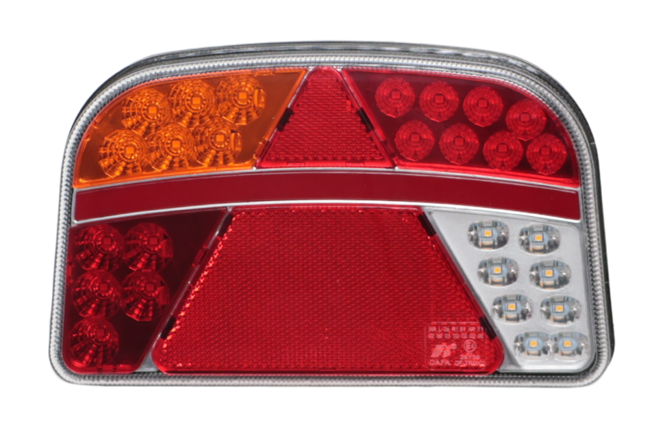 Cantonal Feu arrière de remorque - Cantonal LED - gauche - connecteur 8 broches baïonnette