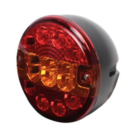 Cantonal Feu arrière de remorque - Cantonal LED - rond - 140x80 mm