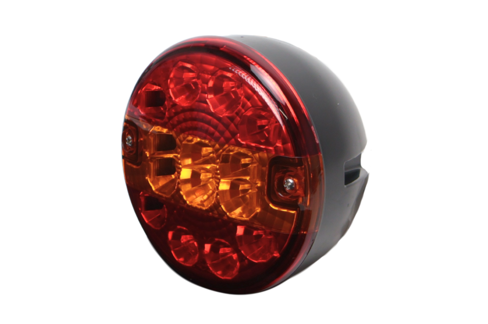 Cantonal Feu arrière de remorque - Cantonal LED - rond - 140x80 mm