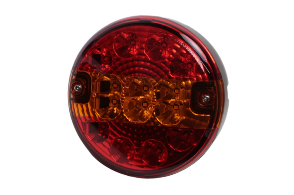 Cantonal Feu arrière de remorque - Cantonal LED - rond - 140x80 mm