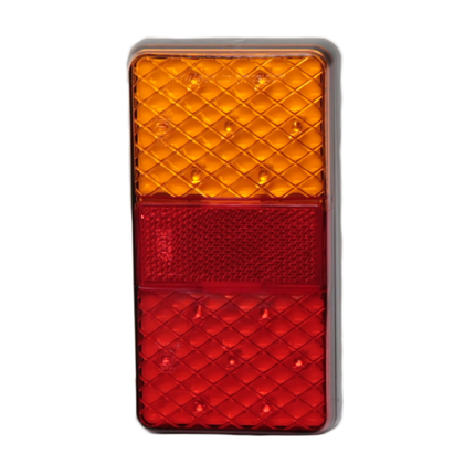 Cantonal Feu arrière de remorque - Cantonal - vertical - 80x150x24 mm - 3 fonctions