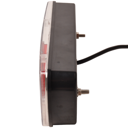 Cantonal Feu arrière fiche aspöck 228x106x55 mm - tout LED et Plug&Play - droit