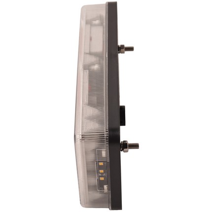 Cantonal Feu arrière gauche LED - 230x105x40 mm - avec feu antibrouillard et réflecteur