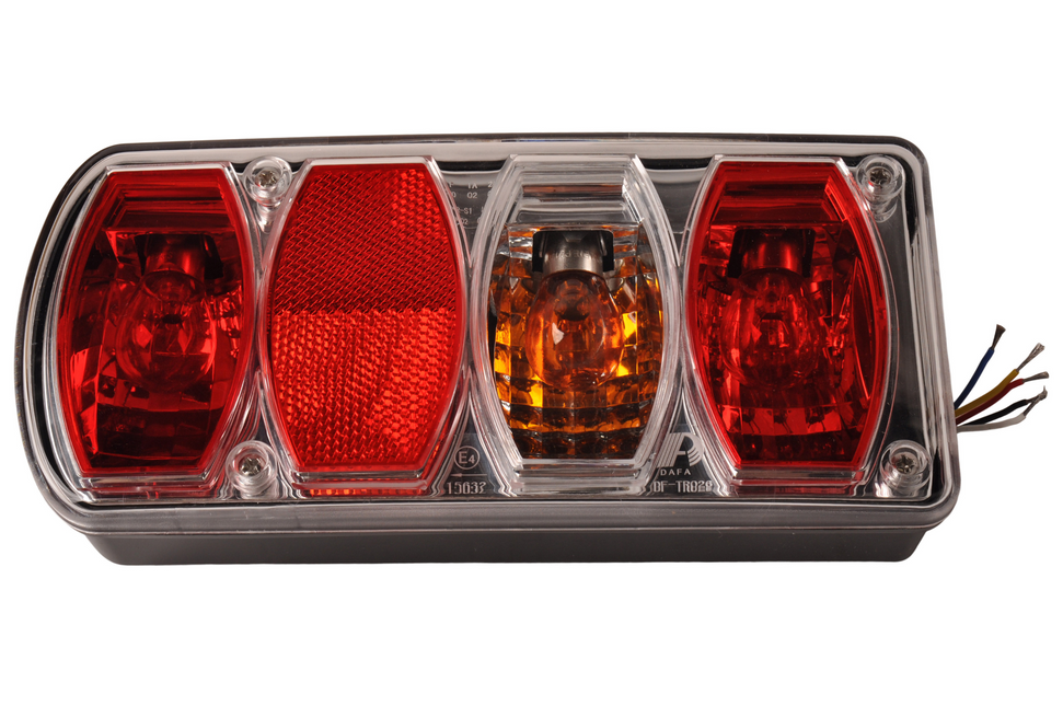 Cantonal Feu arrière gauche vintage  (220x100x55 mm)