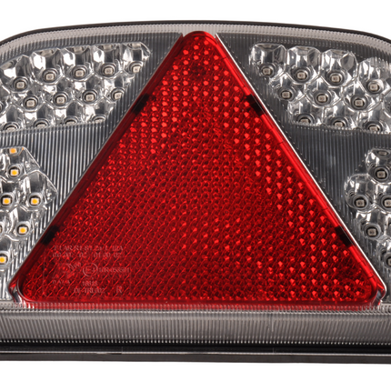 Cantonal Feu arrière LED avec 56 LEDs - droit - 244x149x48 mm