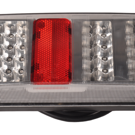 Cantonal Feu arrière LED avec toutes les fonctions et connectables avec des câbles détachés - 228x106x55 mm gauche