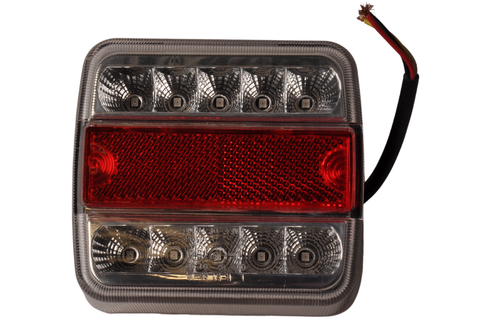 Cantonal Feu arrière LED petite taille gauche 100x100x35 mm