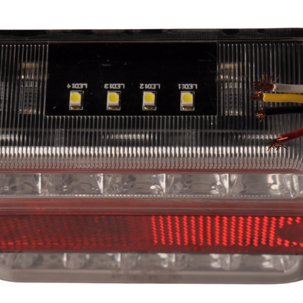 Cantonal Feu arrière LED petite taille gauche 100x100x35 mm