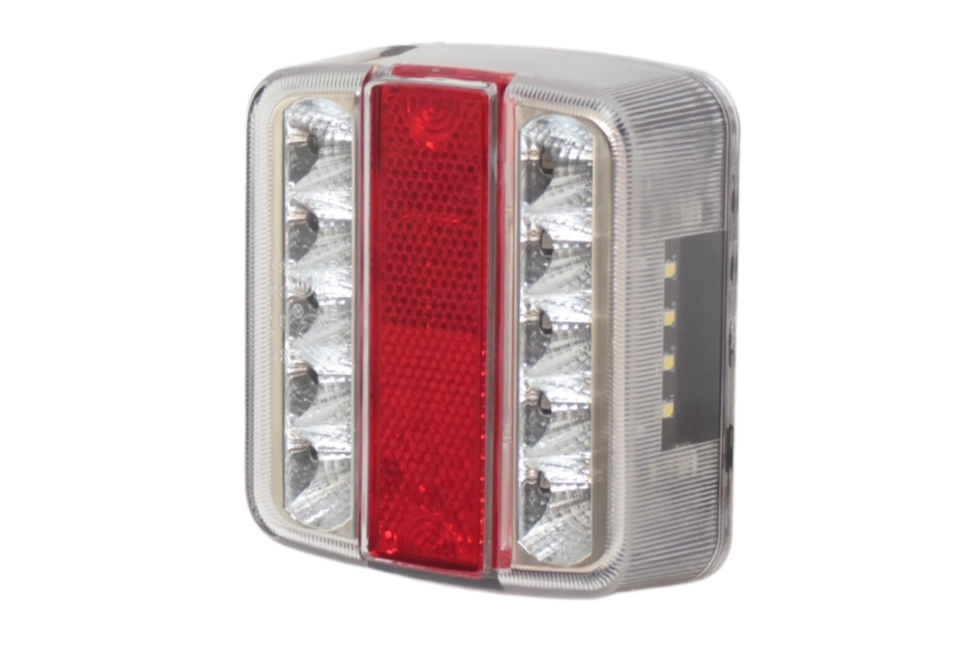Cantonal Feu arrière LED petite taille gauche 100x100x35 mm