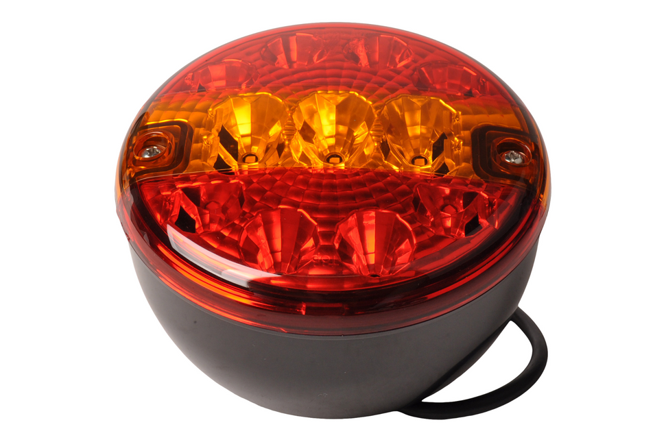 Cantonal Feu arrière LED ronds 140x80 mm