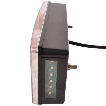 Cantonal Feu arrière Prises Aspöck 228x100x53 mm - entièrement en LED et Plug&Play - gauche