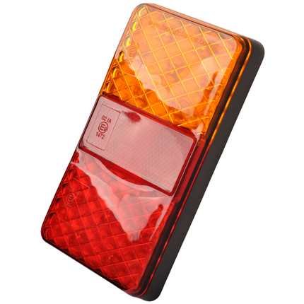 Cantonal Feu arrière vertical 80x150x24 mm - 3 fonctions