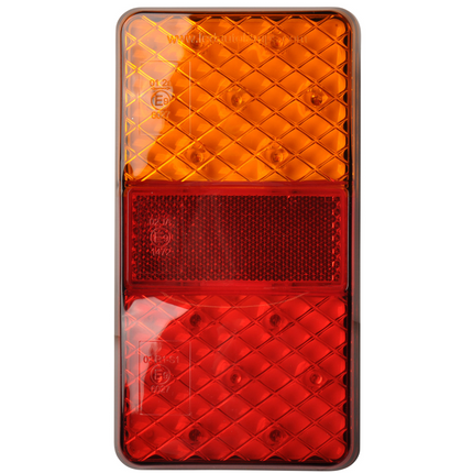 Cantonal Feu arrière vertical 80x150x24 mm - 3 fonctions