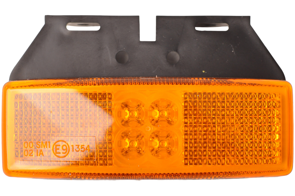 Cantonal Feu de gabarit latéral - feu de gabarit orange/jaune - connexion de câble détachée - LED