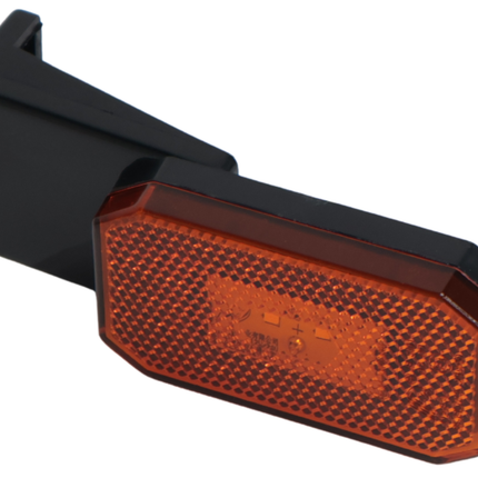 Cantonal Feu de gabarit latéral orange/jaune sur socle de montage - 10 cm de fil libre à 2 brins - ampoule