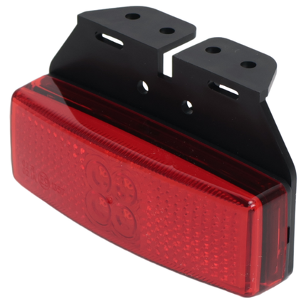 Cantonal Feu de gabarit latéral rouge LED avec support