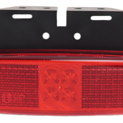 Cantonal Feu de gabarit latéral rouge LED avec support