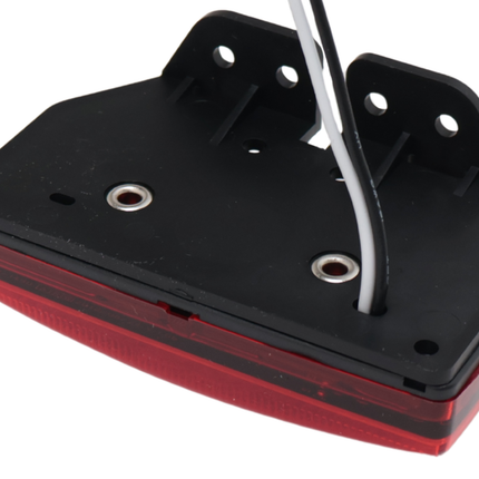 Cantonal Feu de gabarit latéral rouge LED avec support