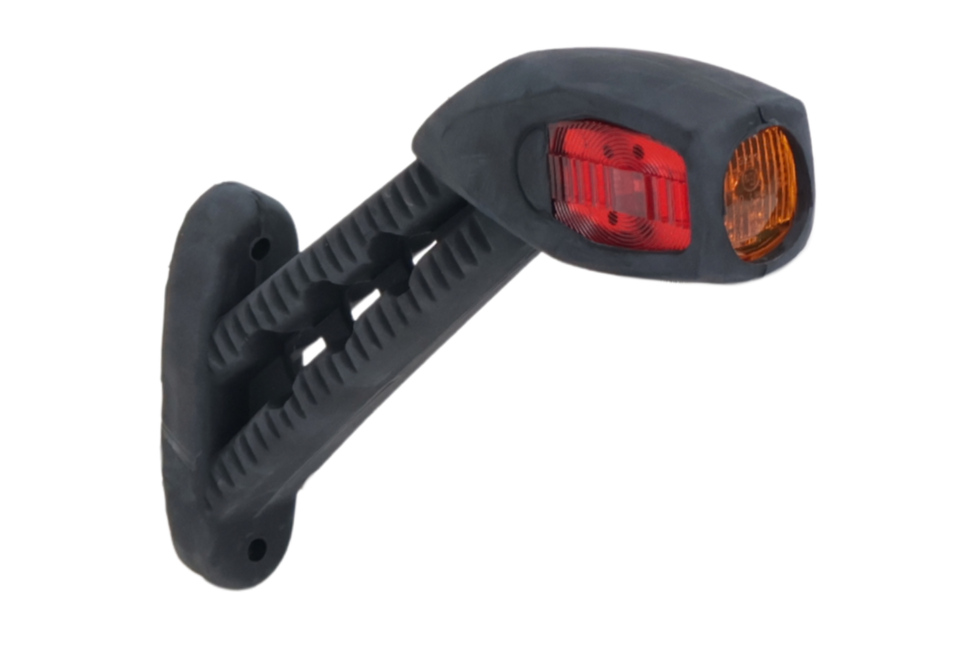 Cantonal Feu de gabarit LED - droit - blanc/orange/rouge