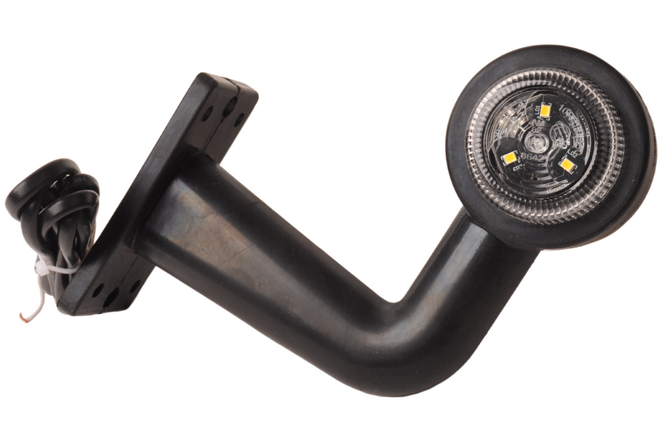 Cantonal Feu de gabarit LED droite-coudée rouge/blanche - gauche