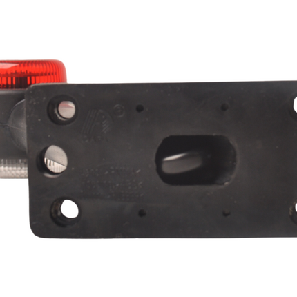 Cantonal Feu de gabarit LED - droite - rouge/blanc - 45 degrés - 12/24 Volt
